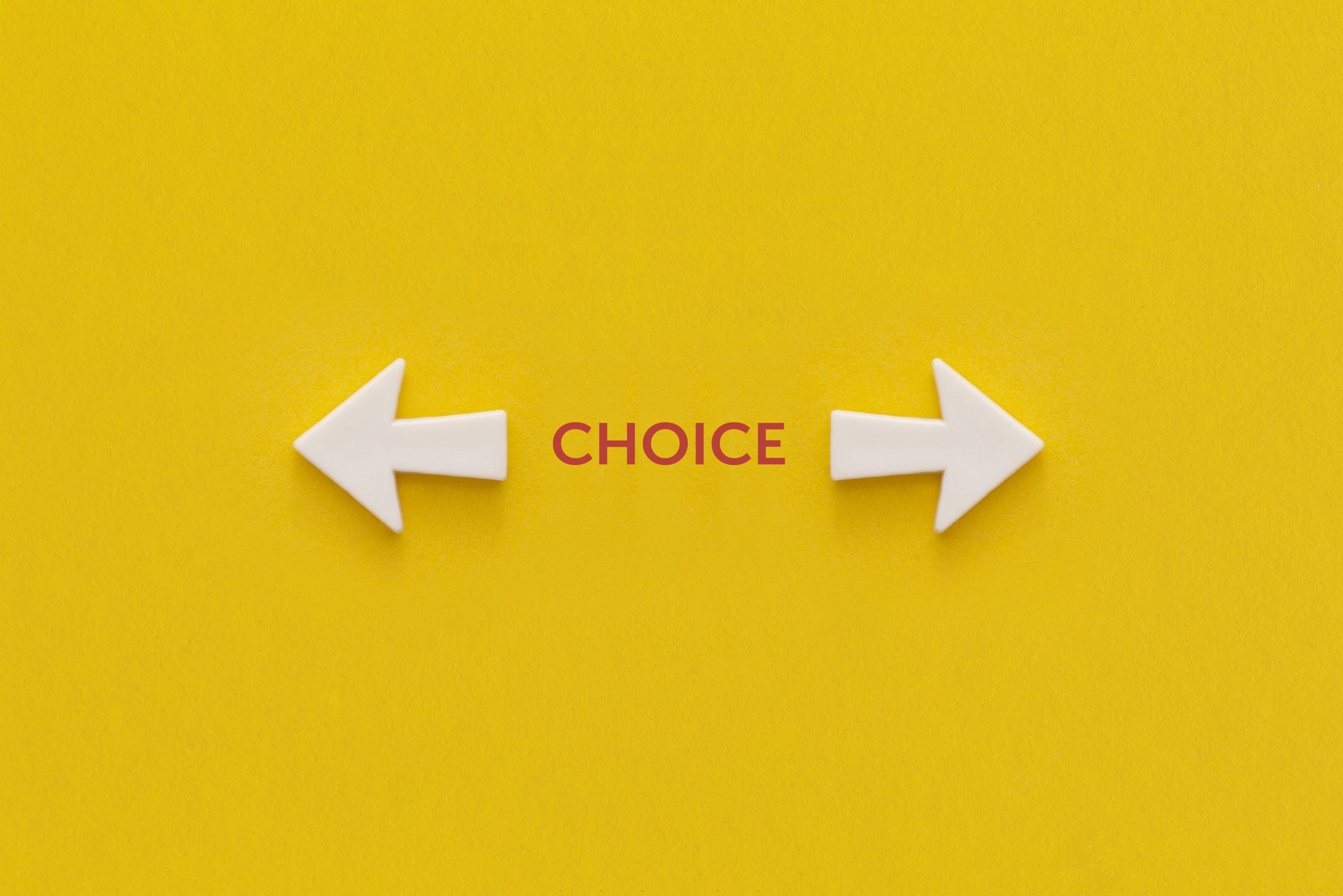 What we do - choice arrows